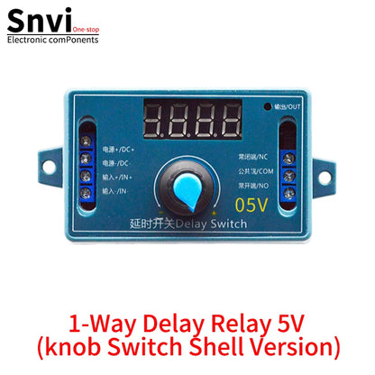 DC 5V 12V 24V 10A Adjustable Time Delay Relay Module LED Digital Timming Relay Timer Delay Trigger Switch Timer Control Switch