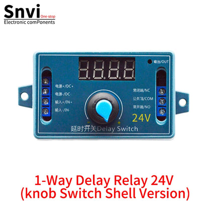 DC 5V 12V 24V 10A Adjustable Time Delay Relay Module LED Digital Timming Relay Timer Delay Trigger Switch Timer Control Switch