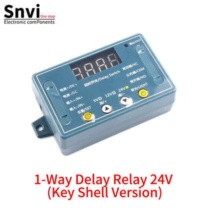 DC 5V 12V 24V 10A Adjustable Time Delay Relay Module LED Digital Timming Relay Timer Delay Trigger Switch Timer Control Switch