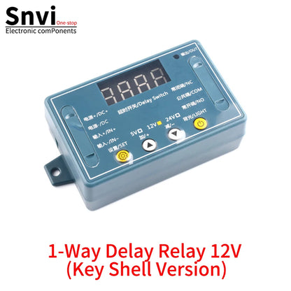 DC 5V 12V 24V 10A Adjustable Time Delay Relay Module LED Digital Timming Relay Timer Delay Trigger Switch Timer Control Switch