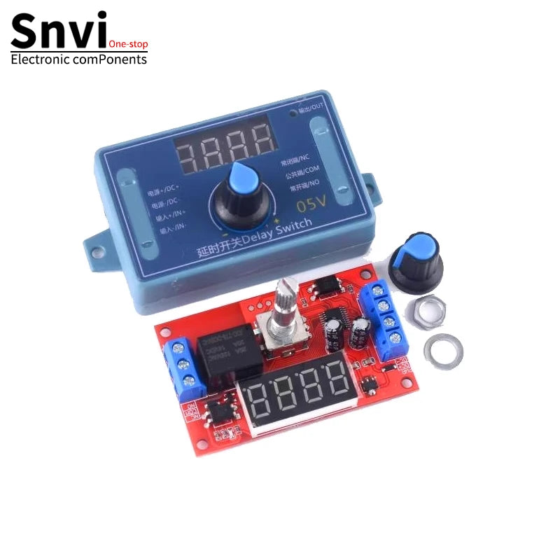 DC 5V 12V 24V 10A Adjustable Time Delay Relay Module LED Digital Timming Relay Timer Delay Trigger Switch Timer Control Switch