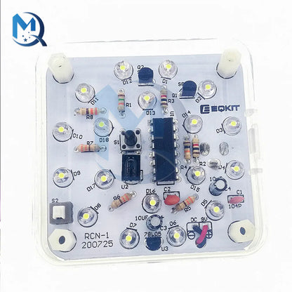 DC 9-12V Night-Light Lamp DIY Kit Nightlight LED Suite Remote Control DIY Electronics Welding Practice Suit