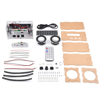 DC3.7-5V DIY Bluetooth Speaker Kit Electronics Flash the lights along to the music DIY Sound Soldering Electronic Kit Speakers