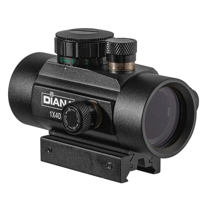 DIANA 1x40 With Red Laser Green Red Dot Sight Tactical Riflescope Fit 11/20mm Rail Optics Sight Spotting scope  rifle hunting