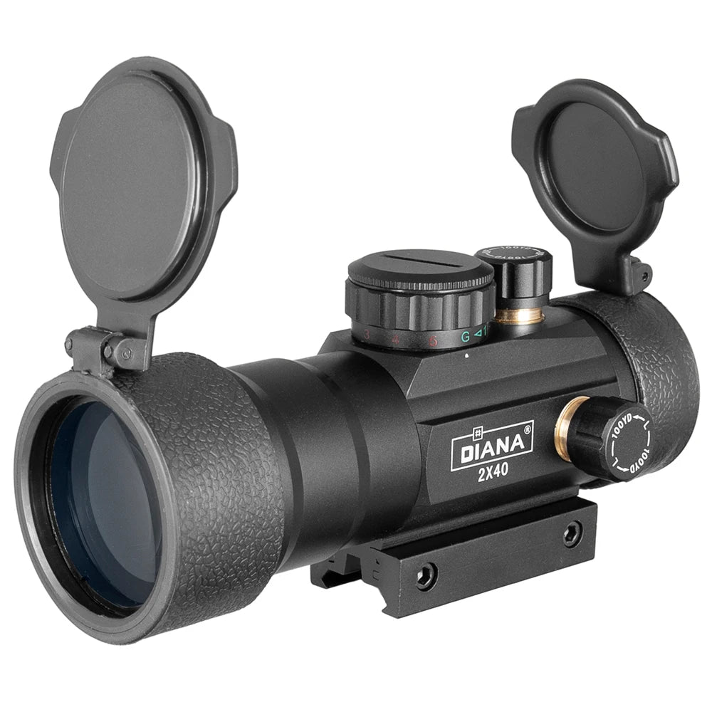 DIANA 3X44 Green Red Dot Sight Scope 2X40 Red Dot 3X42 Tactical Optics Riflescope Fit 11/20mm Rail 1X40 Rifle Sight  Hunting