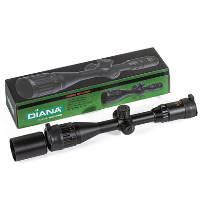 DIANA 4-16x44 Tactical Riflescope Optic Sight Green Red Illuminated Hunting Scopes Rifle Scope Sniper Airsoft Scope Sight