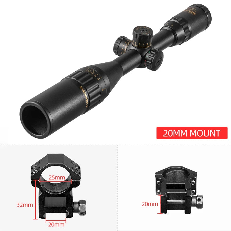 DIANA 4-16x44 hunting accessories Tactical Optical sight airsoft accessories Sniper Riflescope Spotting scope  rifle hunting