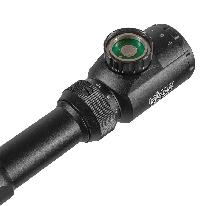 DIANA 4.5-18X50 Aoe Riflescope Adjustable Green Red Dot Cross Hunting Light Tactical Scope Reticle Optical Rifle Scope