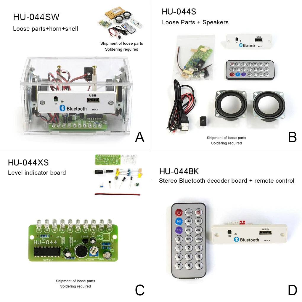 DIY Bluetooth Speaker Kit Electronics DIY Soldering Project Kit Teaching Practice Bluetooth Stereo Speaker