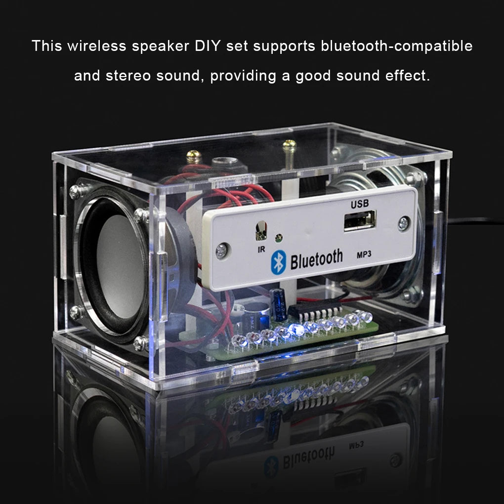 DIY Bluetooth Speaker Kit Electronics DIY Soldering Project Kit Teaching Practice Bluetooth Stereo Speaker