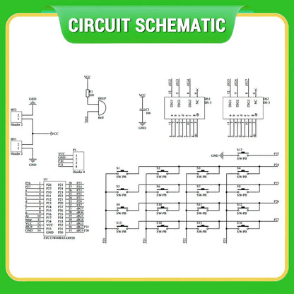 DIY Calculator Electronic Production Kit LED Digital Tube Display With Shell Single-chip Microcomputer Welding Practice Kit