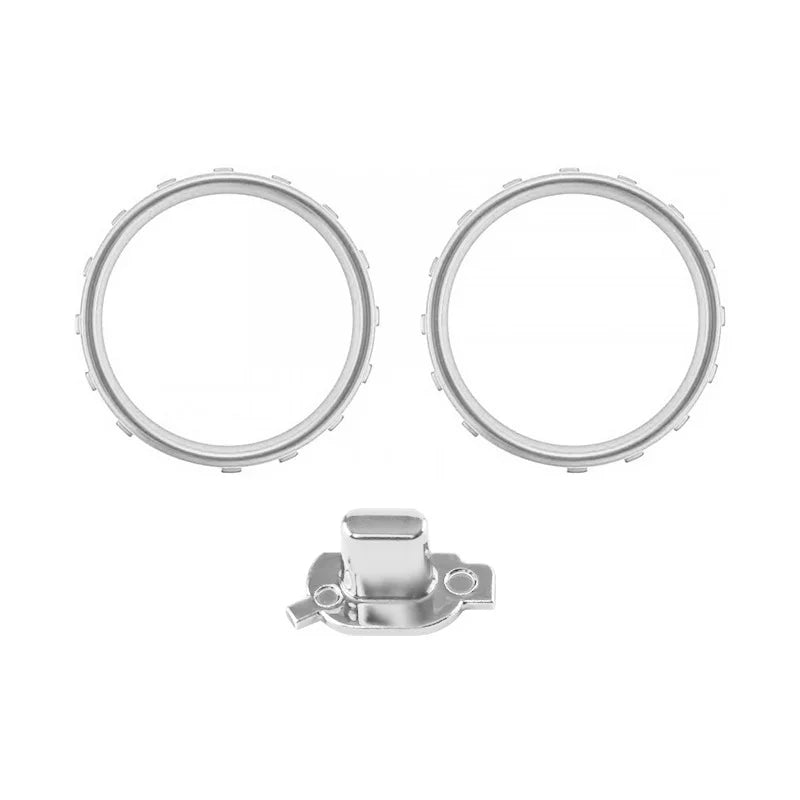 DIY Chrome Accent Rings Profile Switch Buttons For Xbox One Elite Series 2 Elite 2 Controller Replacement Parts Accessories