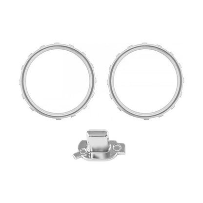 DIY Chrome Accent Rings Profile Switch Buttons For Xbox One Elite Series 2 Elite 2 Controller Replacement Parts Accessories