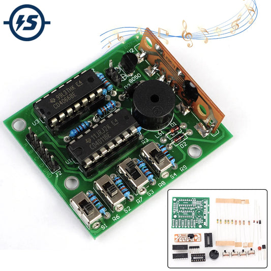 DIY Electronic Kit 16 Music Sound Box DIY Module Soldering Practice Learning Kits 16 Sound Music Production for Arduino