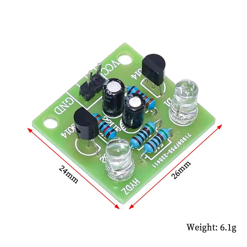 DIY Electronic Kit 5MM LED Simple Flash Light Circuit Simple Flashing Leds Circuit Board Production Suite For Soldering Practice