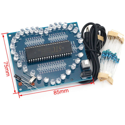 DIY Electronic Kit Heart Shape Colorful Glare LED RGB Module Love Water Light STC89C52 51 Single Chip Microcomputer For Arduino