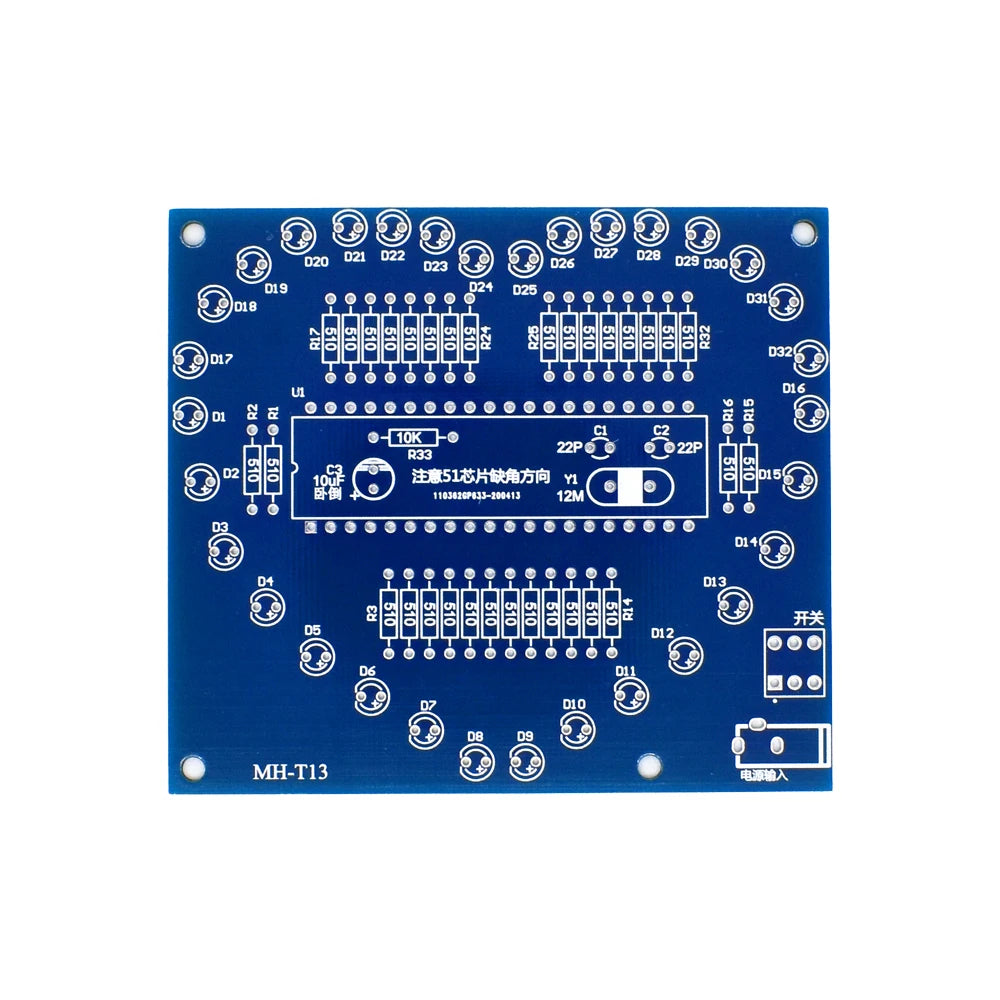 DIY Electronic Kit Heart Shape Colorful Glare LED RGB Module Love Water Light STC89C52 51 Single Chip Microcomputer For Arduino