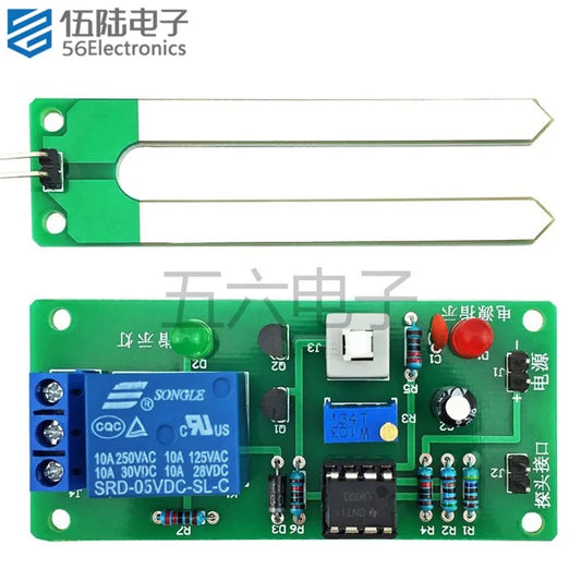 DIY Kit Electronic Circuit  Soil Moisture Controller Module Kit Automatic Watering DIY Electronic Circuit Board Welding Parts