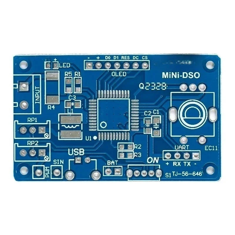 DIY Mini Digital Oscilloscope Kit STC8K8A Microcontroller Electronic Soldering Practice Loose Parts