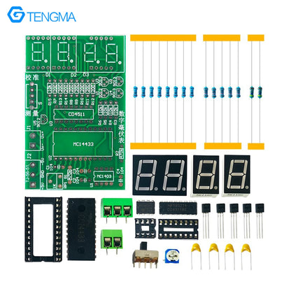 DIY Production Kit Of Digital Millivoltmeter Electrician and Electronic Skills Teaching Training AD Conversion Welding Parts