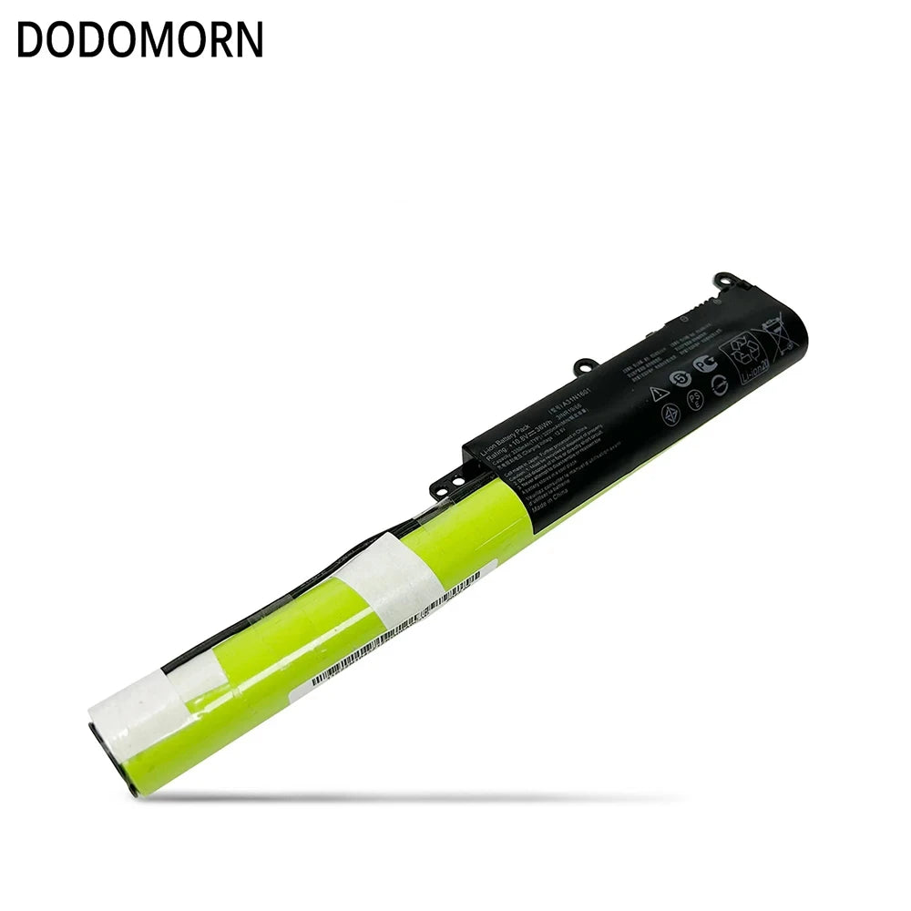 PC DODOMORN A31N1601 Laptop Battery For ASUS VivoBook F541UA R541UA R541UJ R541UV X541SA X541SC X541U X541UA X541UV 2-year warranty