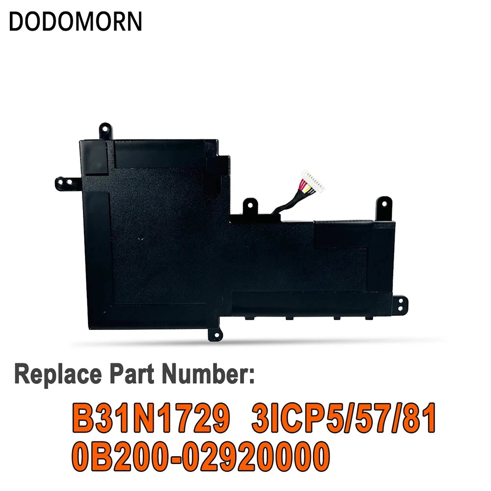 PC DODOMORN B31N1729 Laptop Battery For ASUS VivoBook S15 S530 S530F S530FA S530FN S530UA S530UF S530UN X530FN X530FN-1A S5300UN