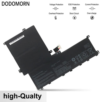 PC DODOMORN C41N1619 Laptop Battery For ASUS Pro B9440 B9440UA-GV0094R/GV0100T/GV0056R/XS74/XS51/7200/7500/8550 B9440FA  B9440 48Wh