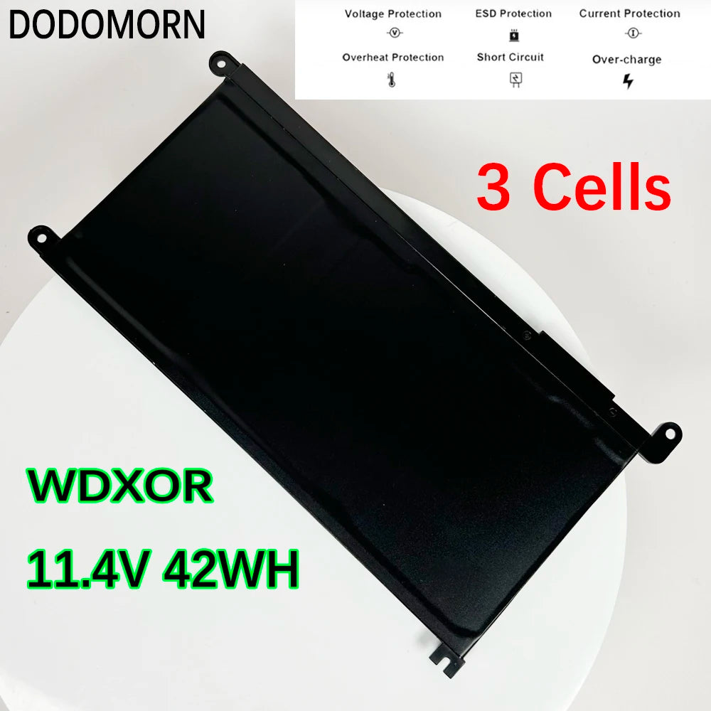 PC DODOMORN WDX0R Laptop Battery For DELL Vostro 5468 5471 5568 Inspiron 17 5770 5767 5765 15 5584 5567 7560 3583 5538 5567 WDXOR