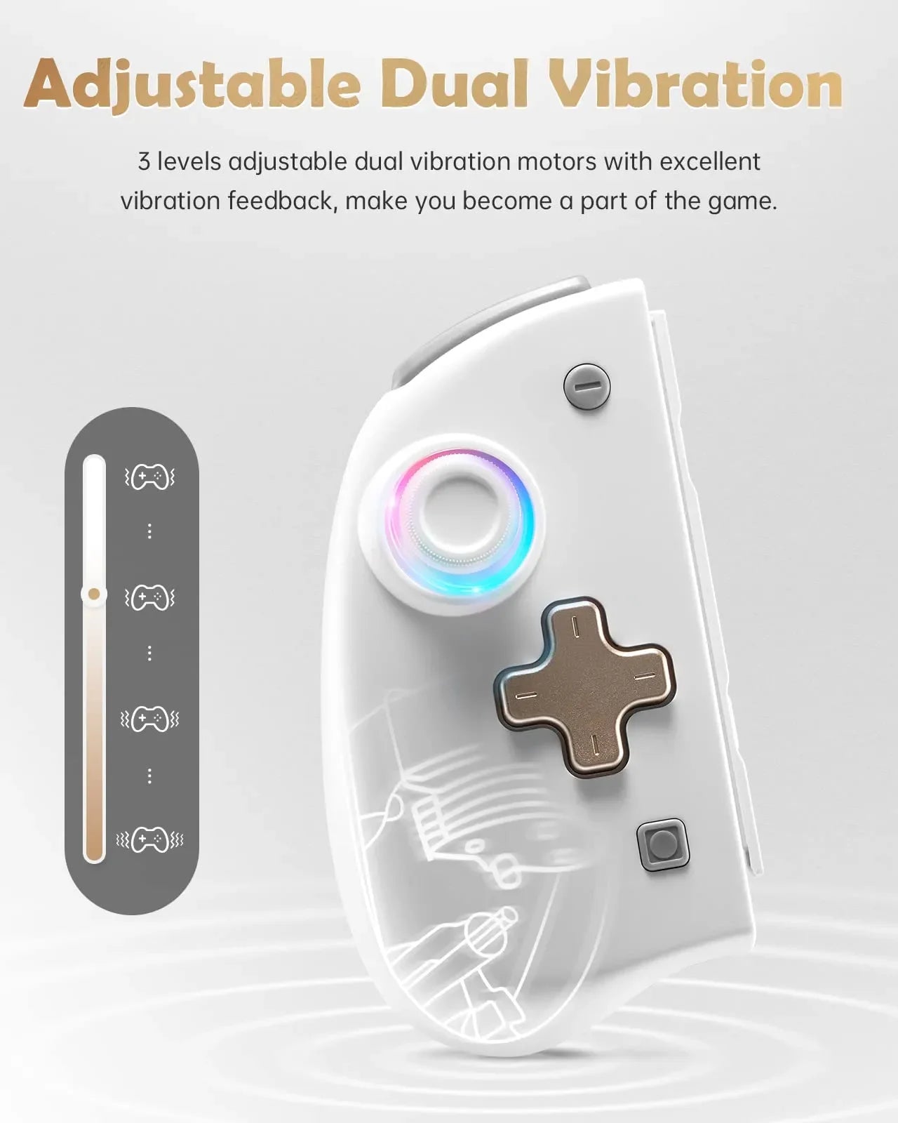 DOYOKY 2023 Edition Classic RGB Joycon  Nintendo Switch / OLED Automatic Wake-up Dual vibration 6-Axis Turbo Function Wireles