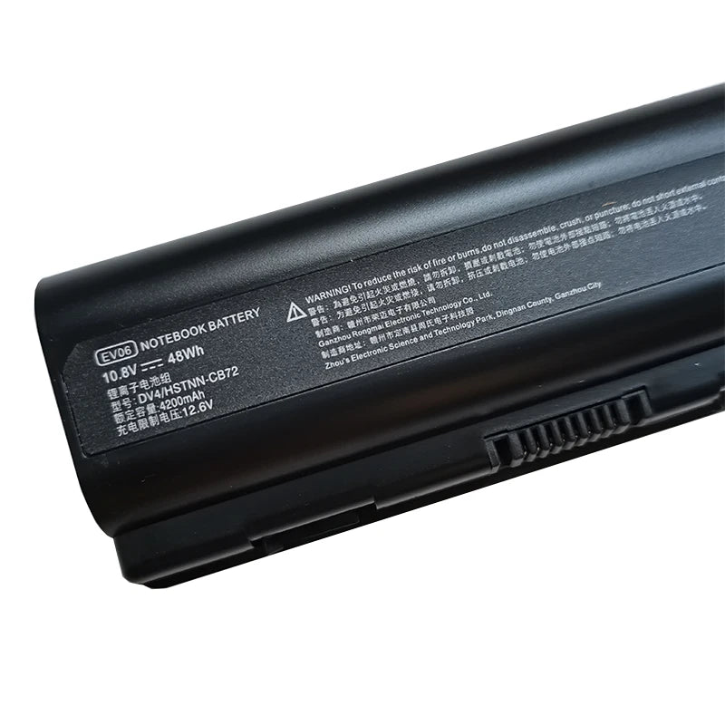 PC DV4 Laptop Battery For HP Pavilion G50 G60 G61 G70 G71 484170-001 484172-001 Compaq CQ40 CQ45 CQ50 CQ60 CQ61 CQ70 CQ71