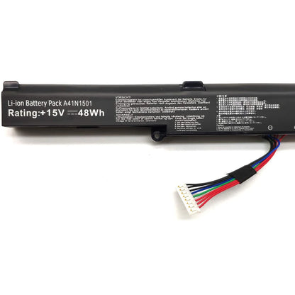 PC Damaite 15V 48Wh A41N1501 Battery  ASUS GL752JW GL752 GL752VL GL752VW N552 N552V N552VW N752 N752V N752VW N752VX A41LK9H