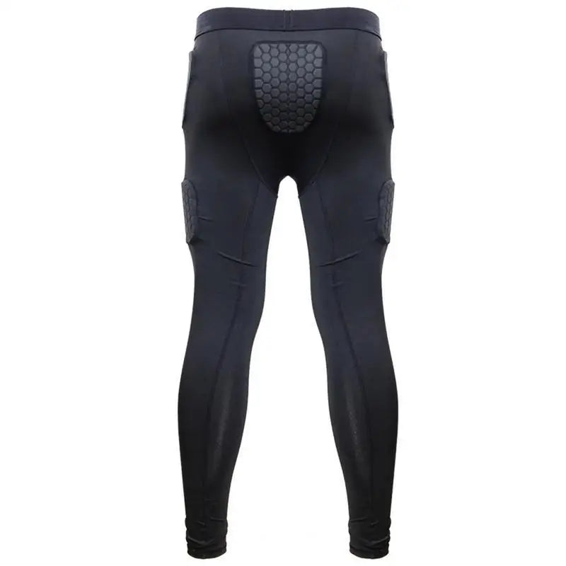 PC Damping Men's Safety Anti-Collision Pants Basketball Training Tights Leg