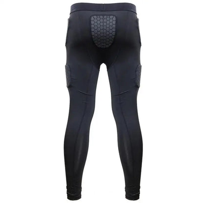 PC Damping Men's Safety Anti-Collision Pants Basketball Training Tights Leg