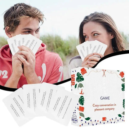 PC Date Night Game Cards Board Game Card For Date Night Entertainment Tool