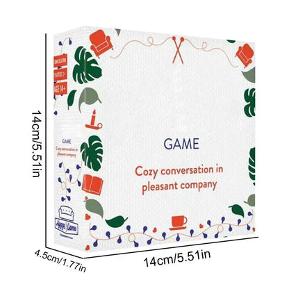 PC Date Night Game Cards Board Game Card For Date Night Entertainment Tool