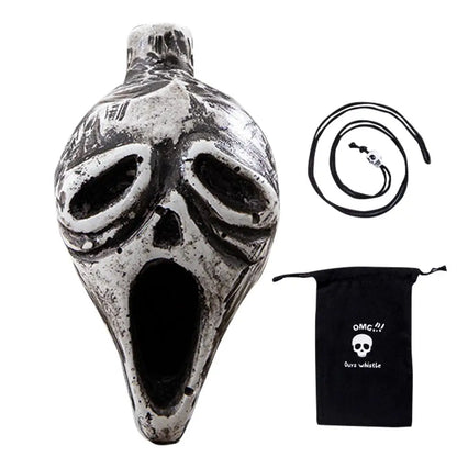 PC Death Whistle Screaming Whistle Instrument Skull Retro Aztec Death Hallo