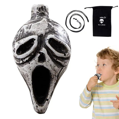 PC Death Whistle Screaming Whistle Instrument Skull Retro Aztec Death Hallo