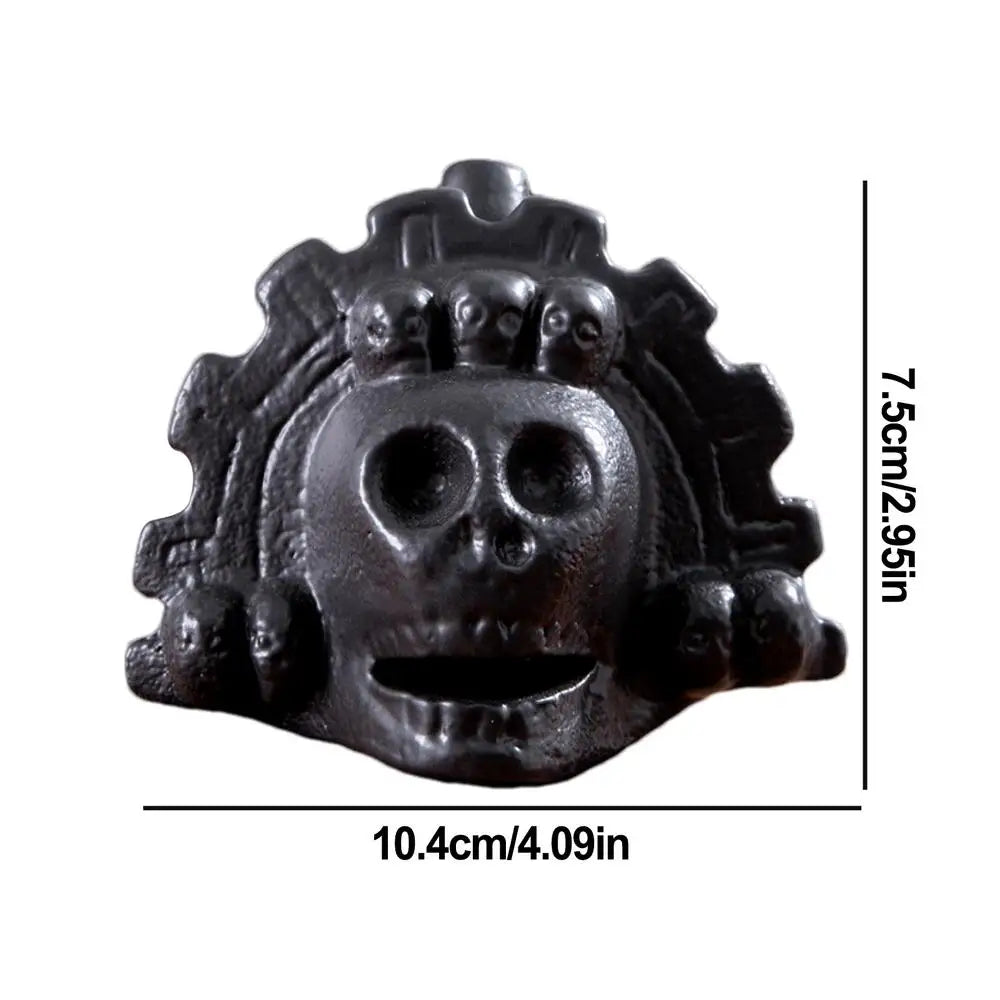 PC Death Whistle Skull Skull Shaped Authentic Aztec Whistle Aztec Death Whi