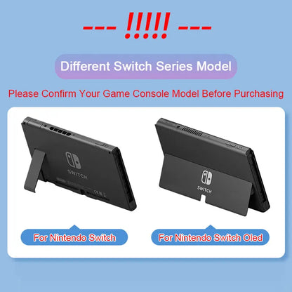 Decorative Front Plate Protective Cover For Nintendo Switch Oled Charging Dock Station Cartoon Anime Replacement Faceplate Case