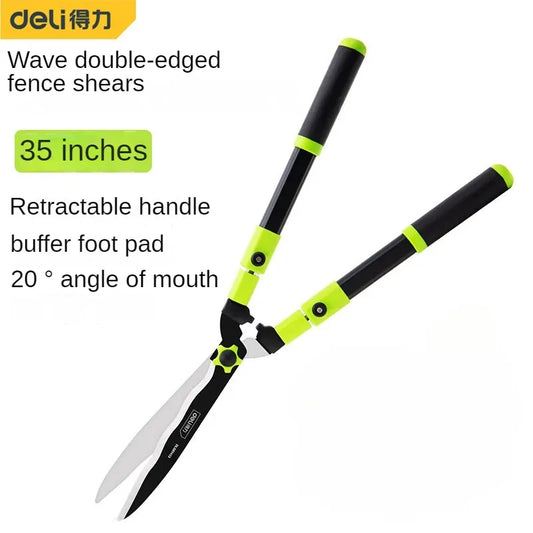 Deli prunes branches hedges lawns branches flowers plants gardens horticulture and double-edged scissors garden tools