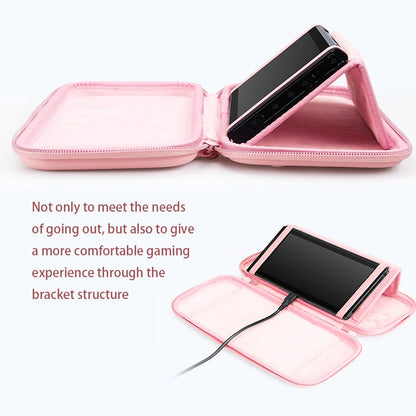 Designer for Nintendo Switch OLED Case Holder Bag Animal Crossing Nintendoswitch Cover Cute Portable Pouch with Bracket