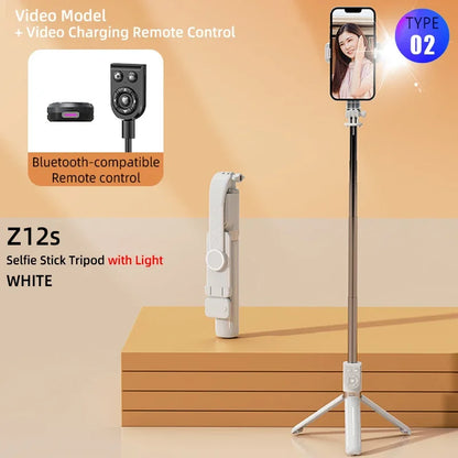 PCDetachable Phone Bracket Selfie Stick with Wireless Bluetooth Remote Fill