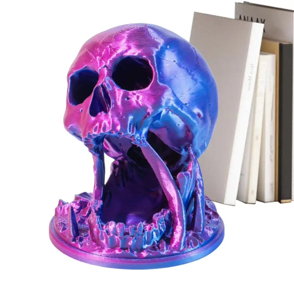 PC Dice Rolling Tower Spooky Role Playing Dice Tower Skull Decoration Figur