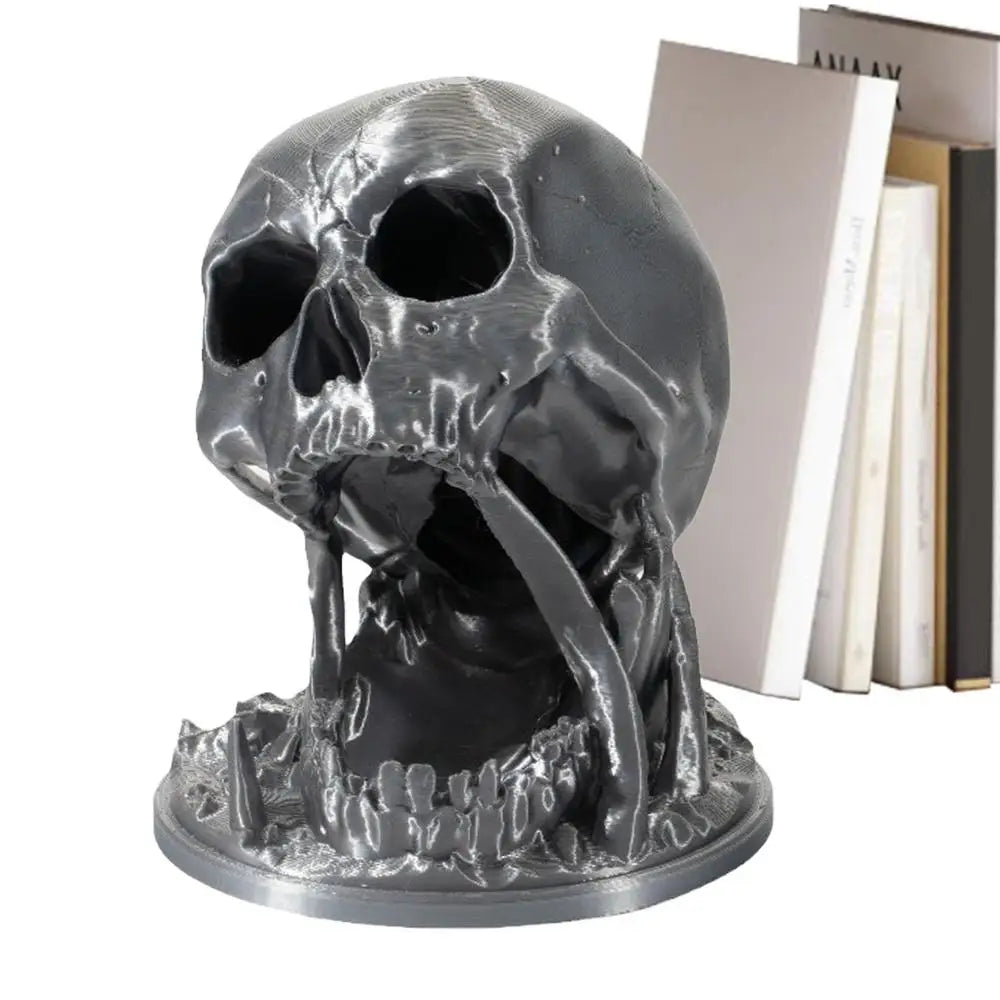 PC Dice Rolling Tower Spooky Role Playing Dice Tower Skull Decoration Figur