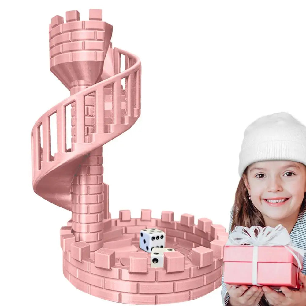 PC Dice Tower Castle Desktop Decorations Dice Castle Tower Dice Tower Castl