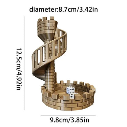 PC Dice Tower Castle Desktop Decorations Dice Castle Tower Dice Tower Castl