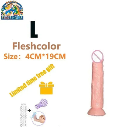 Dildos Sex Toys Dicks, Cheap Porn Female Vagina Clitoris Anal Masturbators Penis with Suction Cup 5 Colors Big Black Jelly Dildo