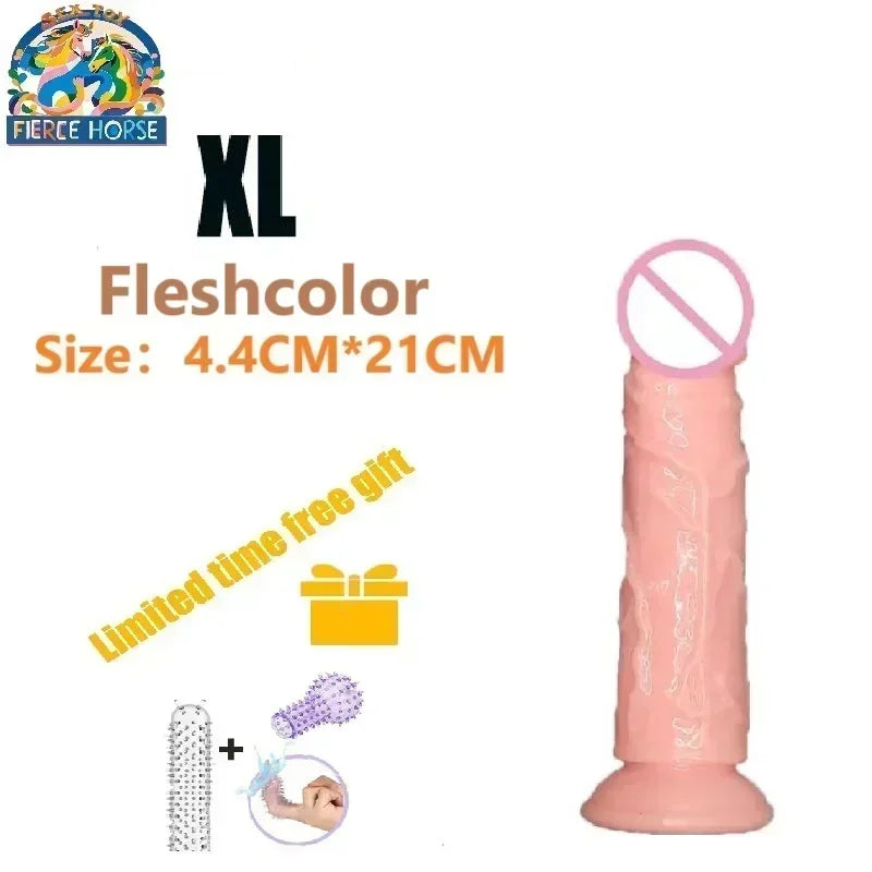 Dildos Sex Toys Dicks, Cheap Porn Female Vagina Clitoris Anal Masturbators Penis with Suction Cup 5 Colors Big Black Jelly Dildo