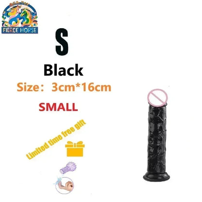 Dildos Sex Toys Dicks, Cheap Porn Female Vagina Clitoris Anal Masturbators Penis with Suction Cup 5 Colors Big Black Jelly Dildo