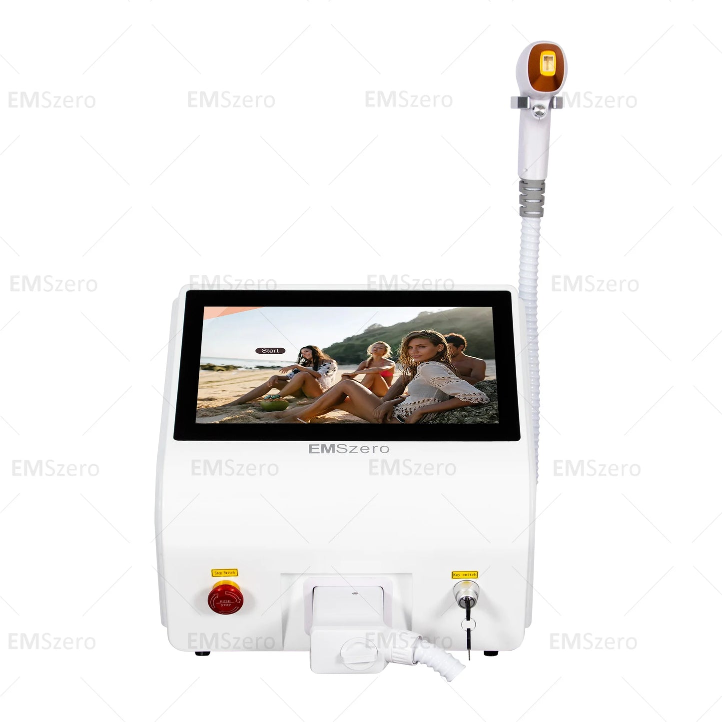 Diode 808nm Hair Removal Machine With 3 Wavelength Tattoo Removal Epilator Equipment 755nm 808nm 1064nm